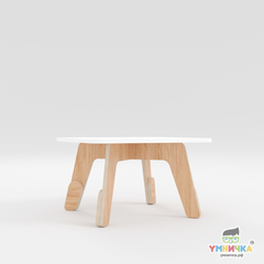 Стол детский растущий из коллекции "Яслиград" с белой столешницей