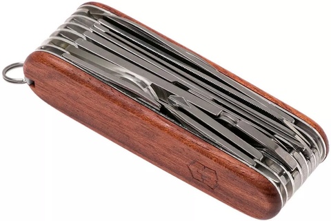 Нож складной Victorinox SwissChamp Hardwood, 91 mm, 31 функция, дерево (1.6794.69)