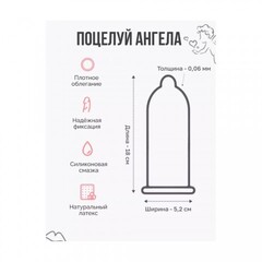 Презерватив Luxe № 1 Поцелуй ангела с тремя шариками