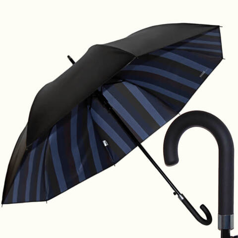 Купить мужской зонт-трость с двухслойным куполом
