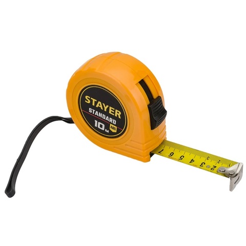 STAYER Standard, 10 м х 25 мм, рулетка (34014-10-25)