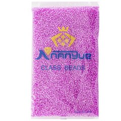 
          Бисер Alingar размер №8 вес 450 гр., розовый перламутровый, внутри фуксия, непрозрачный, пакет