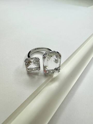 Кольцо Омниа, серебряный цвет