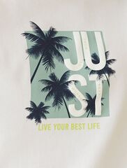 Свободная футболка  с авторским принтом  U49.048 (121527)