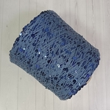 Пряжа Shine Paillettes 63123 синий на джинсовом