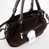 Сумка Саломея 607 эко-замша кофе