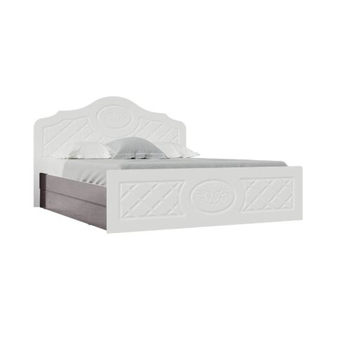 С/Г Престиж Кровать 1,4м (Жемчуг, венге)