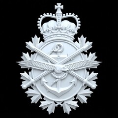 Силиконовый молд № 448 Герб Вооруженных сил