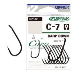 53267 № 6 Крючки Owner Owner С-7 Carp Down / продажа от 5 уп.