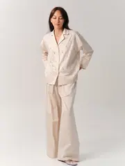 Пижамный костюм АУРА, бежевый