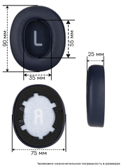 Амбушюры и оголовье для JBL Tune 700 BT, 700BTNC, 750BTNC