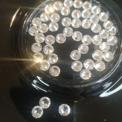 Стразы клеевые. Граненные круглые 6мм (50шт)