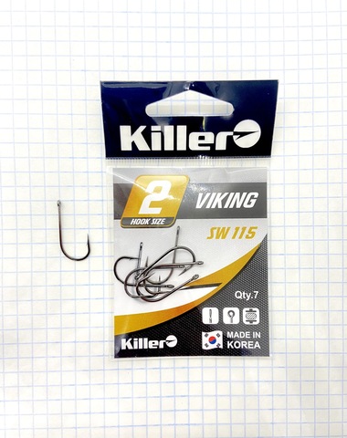 Крючок KILLER VIKING № 2 продажа от 10 шт.