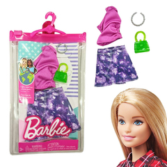 Одежда и обувь для куклы Барби Пурпурный стиль