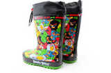 Резиновые сапоги для мальчиков утепленные Энгри Бердс (Angry Birds), цвет черный. Изображение 6 из 11.