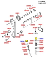 ГИДРОКОМПЕНСАТОР DOHC ACCENT, RIO JB HYUNDAI