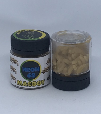 Опарыш (имитация) NEON 68 АНИС 12мм/216 шт в банке (продажа от 3 банок) натуральный цвет