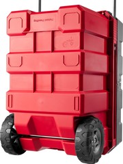 ЗУБР МЕГАБОКС-24, 616 х 378 х 415 мм, (24?), пластиковый ящик-тележка для инструментов, Профессионал (38133-24)