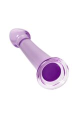 Фиолетовый фаллоимитатор Jelly Dildo M - 18 см. - 