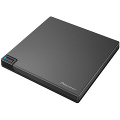 Привод оптических дисков Pioneer Portable USB 3.2 Gen 1 Clamshell Optical Drive (Misty Black) с поддержкой M-DISC