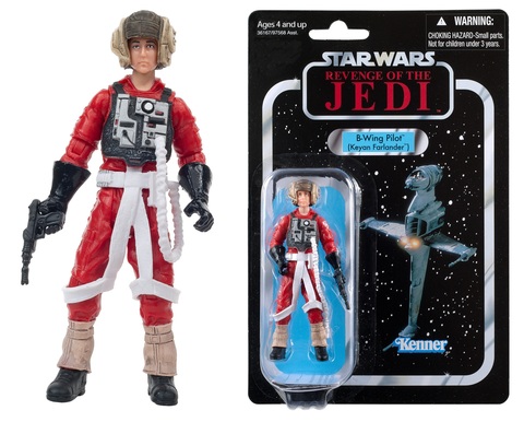 Фигурка Пилот B-Wing Кейан Фарландер Звёздные войны Винтаж VC63