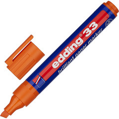 Маркер перманентный пигментный Edding E-33/006 оранжевый (толщина линии 1.5-3 мм)