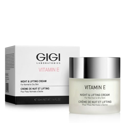 Крем GIGI ночной с лифтинговым и укрепляющим эффектом - Vitamin E Night&Lifting cream