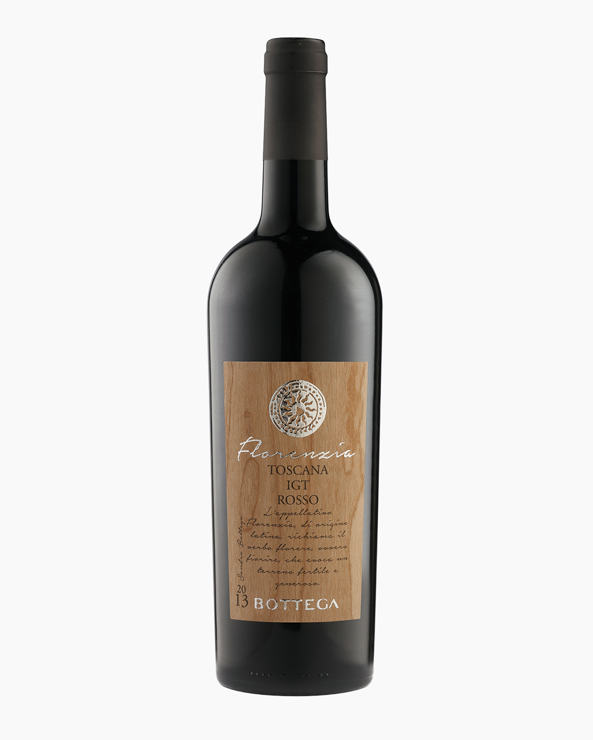 Вино Красное Сухое Bottega Флоренция Россо Тоскана 14%, 0,75 л.