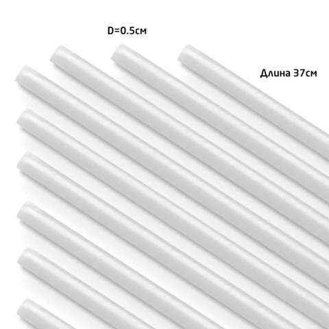 Палочки пластиковые для сахарной ваты d=5мм, набор 100шт