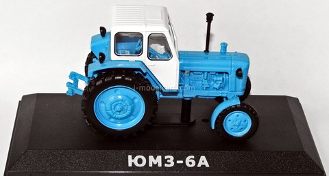 Tractor UMZ-6A blue-white 1:43 Hachette #37