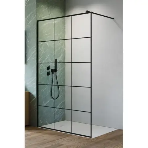 Radaway 10013090-54-55 NES Black Walk-in II 90 Factory
