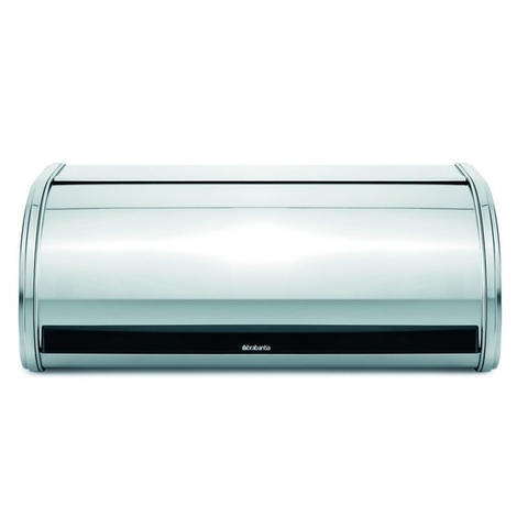 Хлебница Brabantia со сдвигающейся крышкой полированная сталь