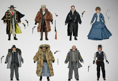 The Hateful Eight Clothed Action Figures Neca