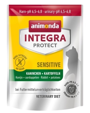 Animonda Integra Protect Sensitive сухой корм для взрослых кошек при пищевой аллергии 300г