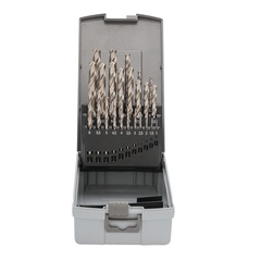 Набор сверл по металлу 1-10,5мм 24шт DIN338 HSS-G 118° (пл. кейс) Ruko 214216RO