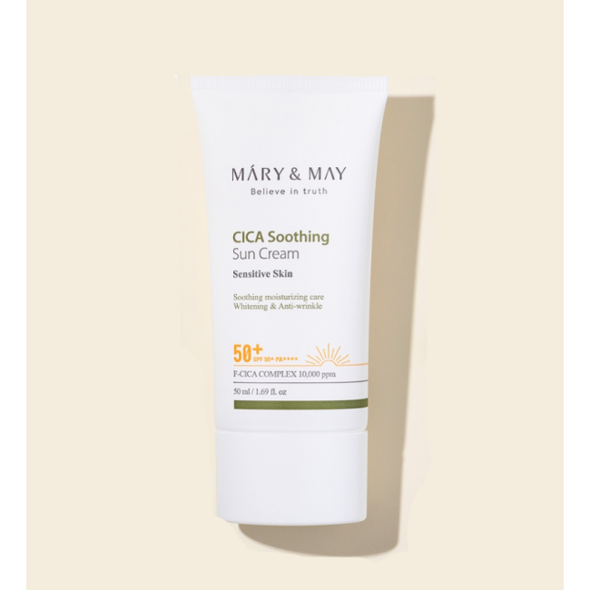 Крем may. Mary&May cica Soothing Sun Cream SPF 50+ pa++++. Mary May SPF 50. Cica Sun Cream SPF 50+. Lebelage SPF 50 cica Soothing.