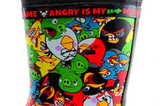 Резиновые сапоги для мальчиков утепленные Энгри Бердс (Angry Birds), цвет черный. Изображение 8 из 11.