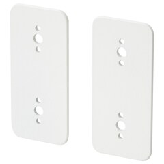 Набор разъемов для перфорированных панелей IKEA SKADIS (СКОДИС), Белый, 2 шт