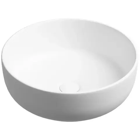 Ceramica Nova CN12003MW СN12003MW Раковина накладная круглая CERAMICANOVA TAYCAN 375*375*135, цвет матовый белый