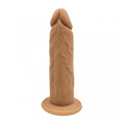 Реалистичный фаллоимитатор Model 2 Apollo SILEXD, бежевый, 17,7 см