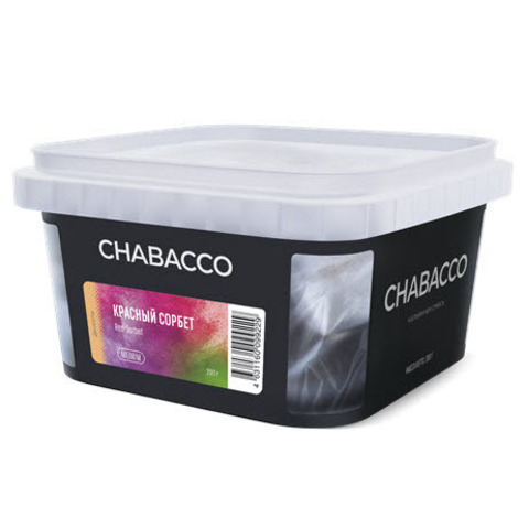 Chabacco Red sorbet (Красный сорбет) Medium 200г