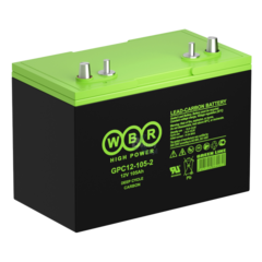 Аккумулятор WBR GPC 12-105-2 (AGM+CARBON)
