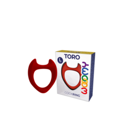 Эрекционное кольцо Toro от Wooomy красное (L)