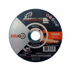 Диск отрезной по металлу 125x1x22 мм KRUGO KQP12510