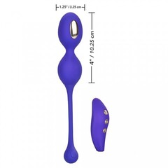 Вагинальные шарики с вибрацией и электростимуляцией CalExotics Impulse, пульт ДУ