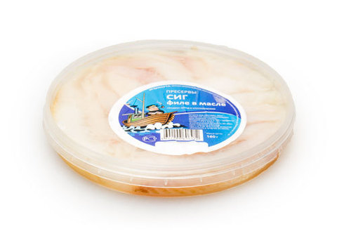 Сиг филе в масле с/с, 160г