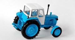 Tractor UMZ-6A blue-white 1:43 Hachette #37