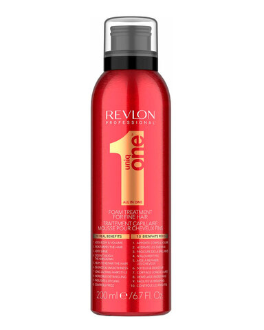 Revlon Uniq One Foam Treatment Fine Hair - Пена для тонких волос