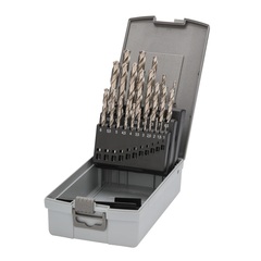 Набор сверл по металлу 1-10,5мм 24шт DIN338 HSS-G 118° (пл. кейс) Ruko 214216RO