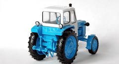 Tractor UMZ-6A blue-white 1:43 Hachette #37